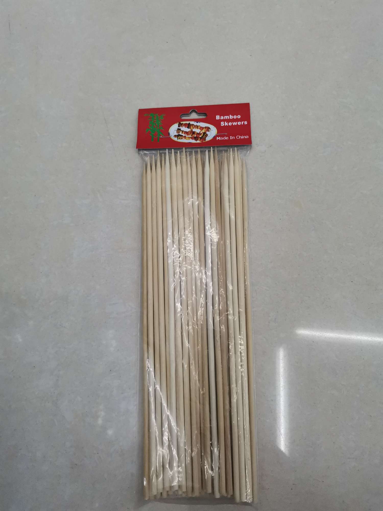 40mm *30CM Red card package: Barbecue stick thumbnail