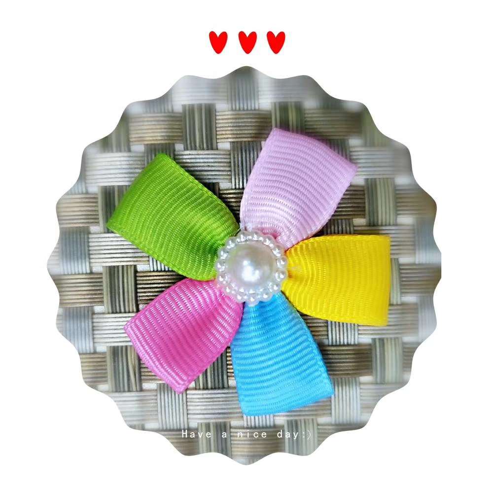 彩色五瓣花