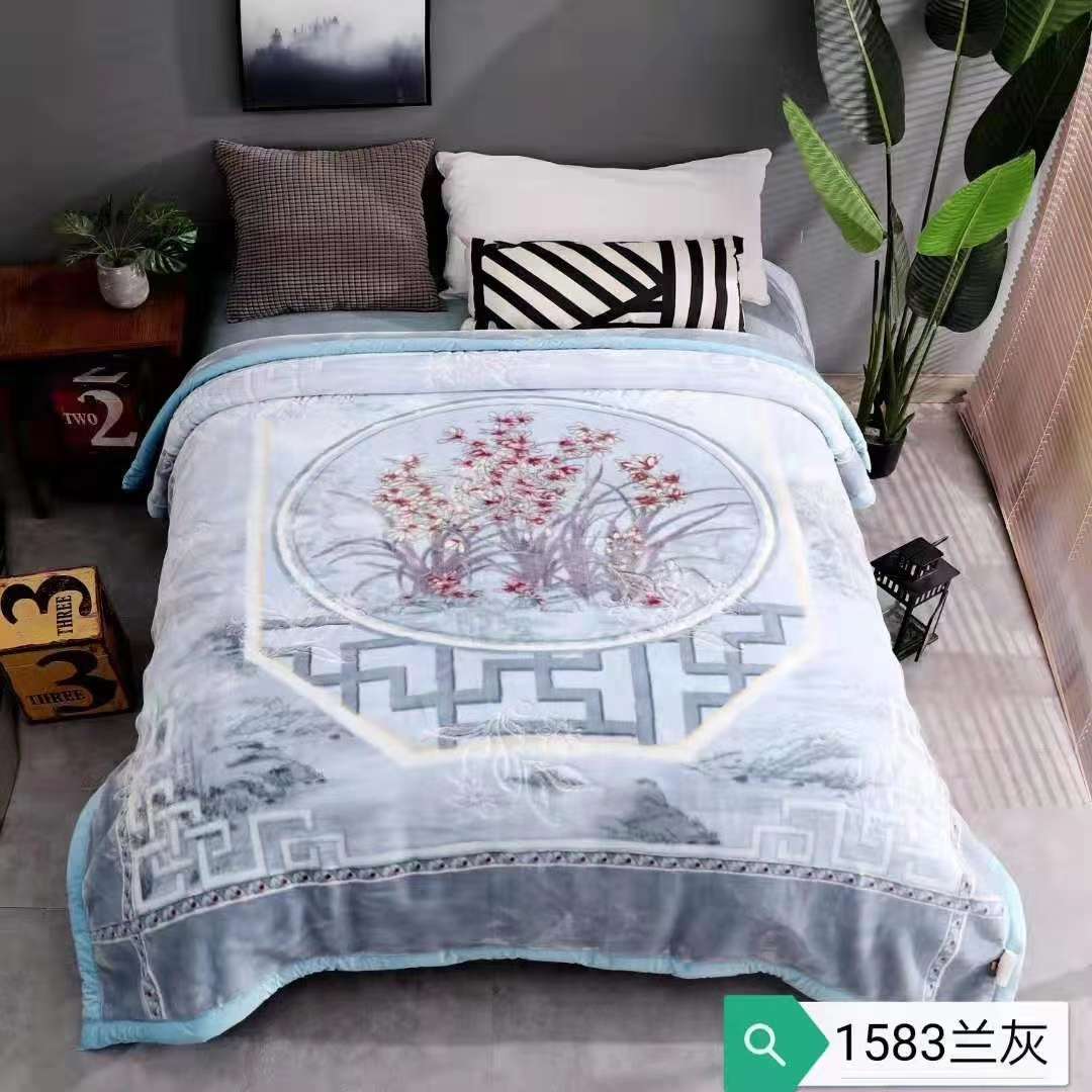 床上用品高档云毯拉舍尔毛毯义乌好货图