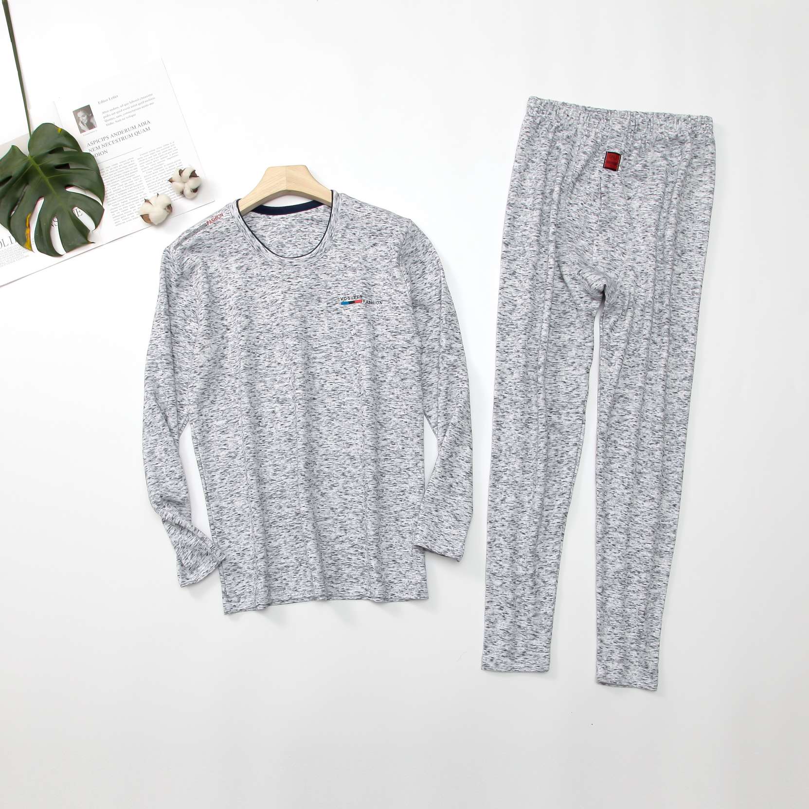 2016-5# Men's Thin Thermal Underwear Set Comfortable Breathable Long Johns