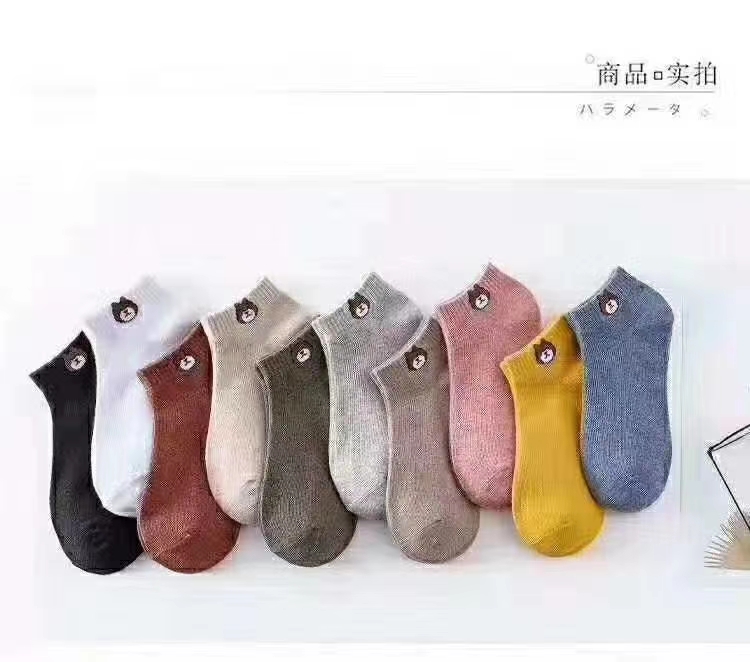 小熊女袜