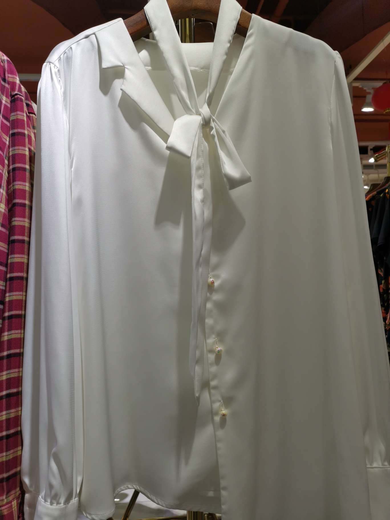 Fashionable single-sided V-neck women's top