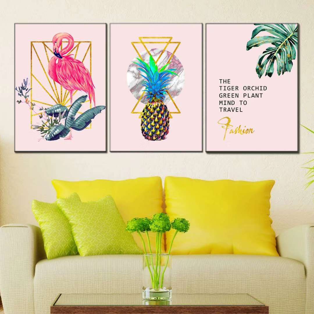 北欧风餐厅装饰画 现代简约饭厅挂画 黑白创意 北欧款厨房壁画 餐厅装饰40*60白底实物图