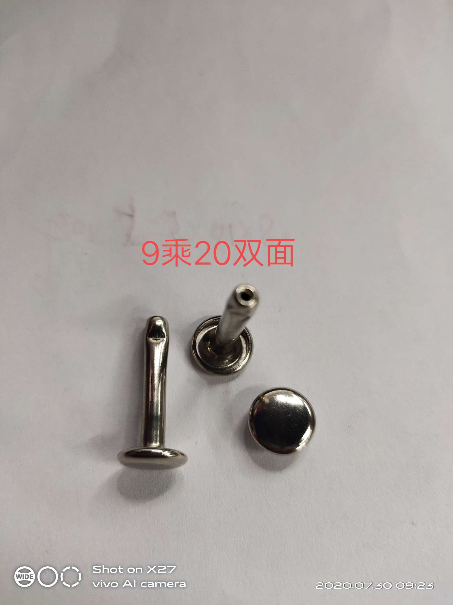 9X20 double-sided cap nails