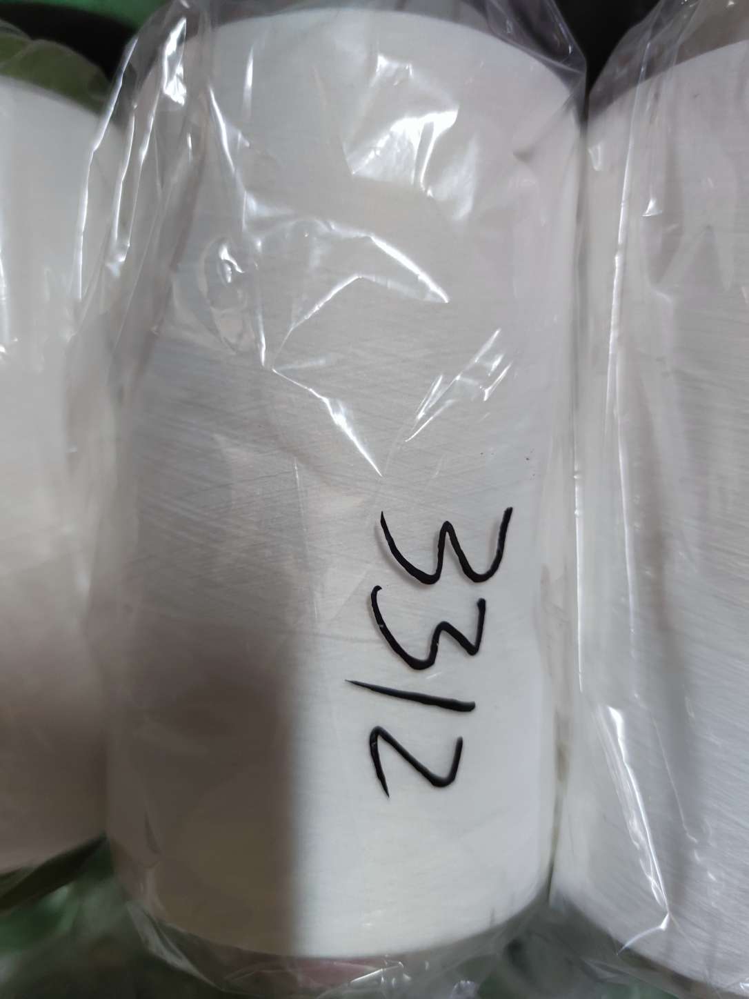 空气包覆纱 白色氨纶 涤纶包覆丝 化纤线批发厂家直销 3312