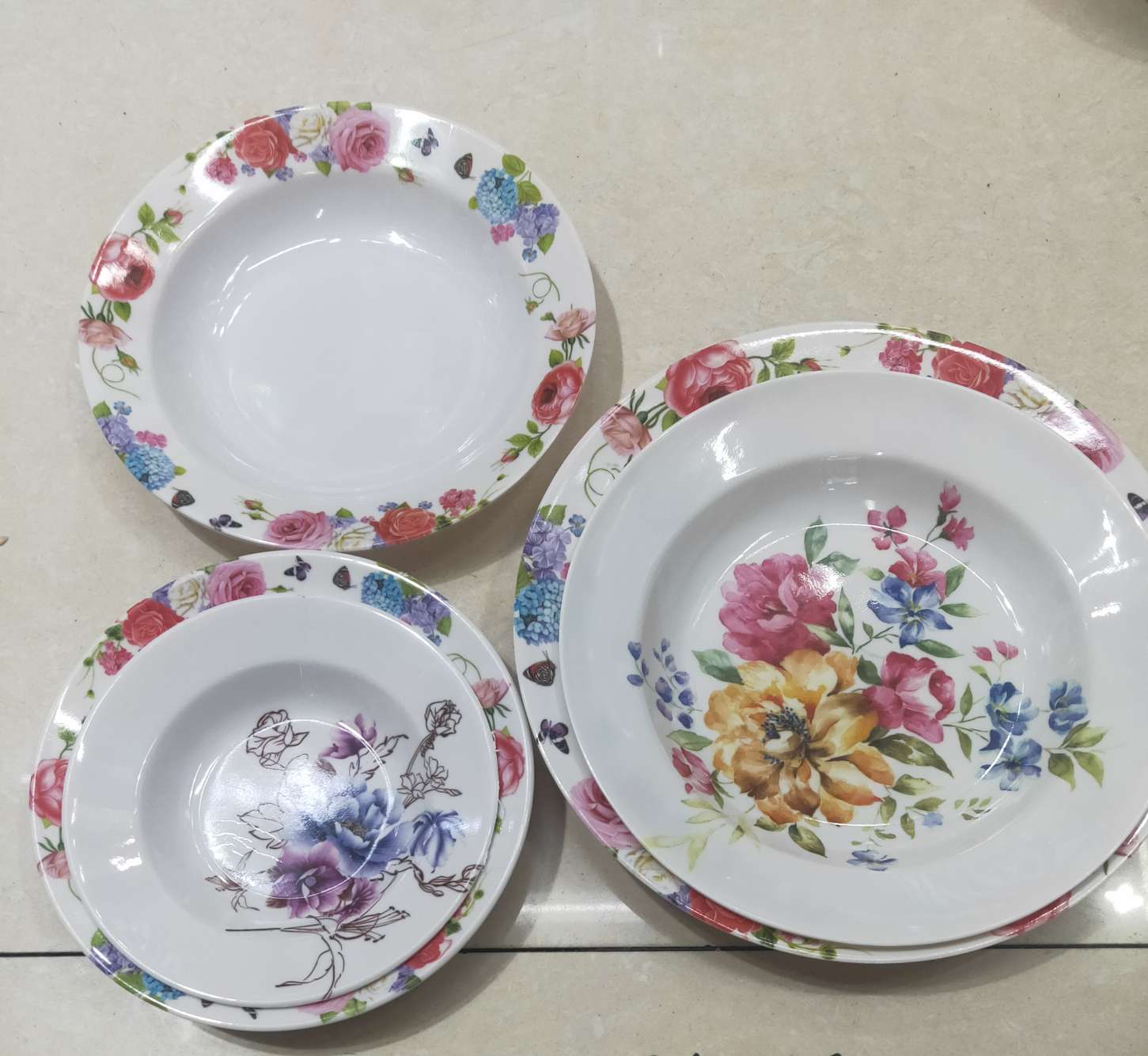 Melamine deep disk