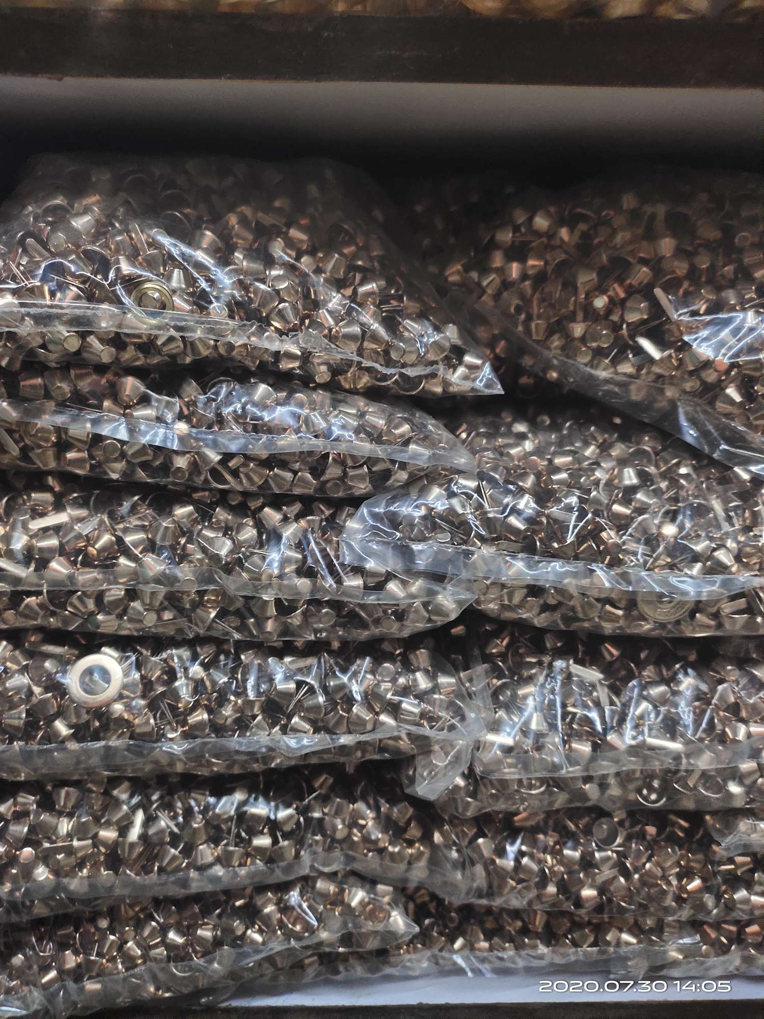 Various types of cap nails and bucket nails undefined