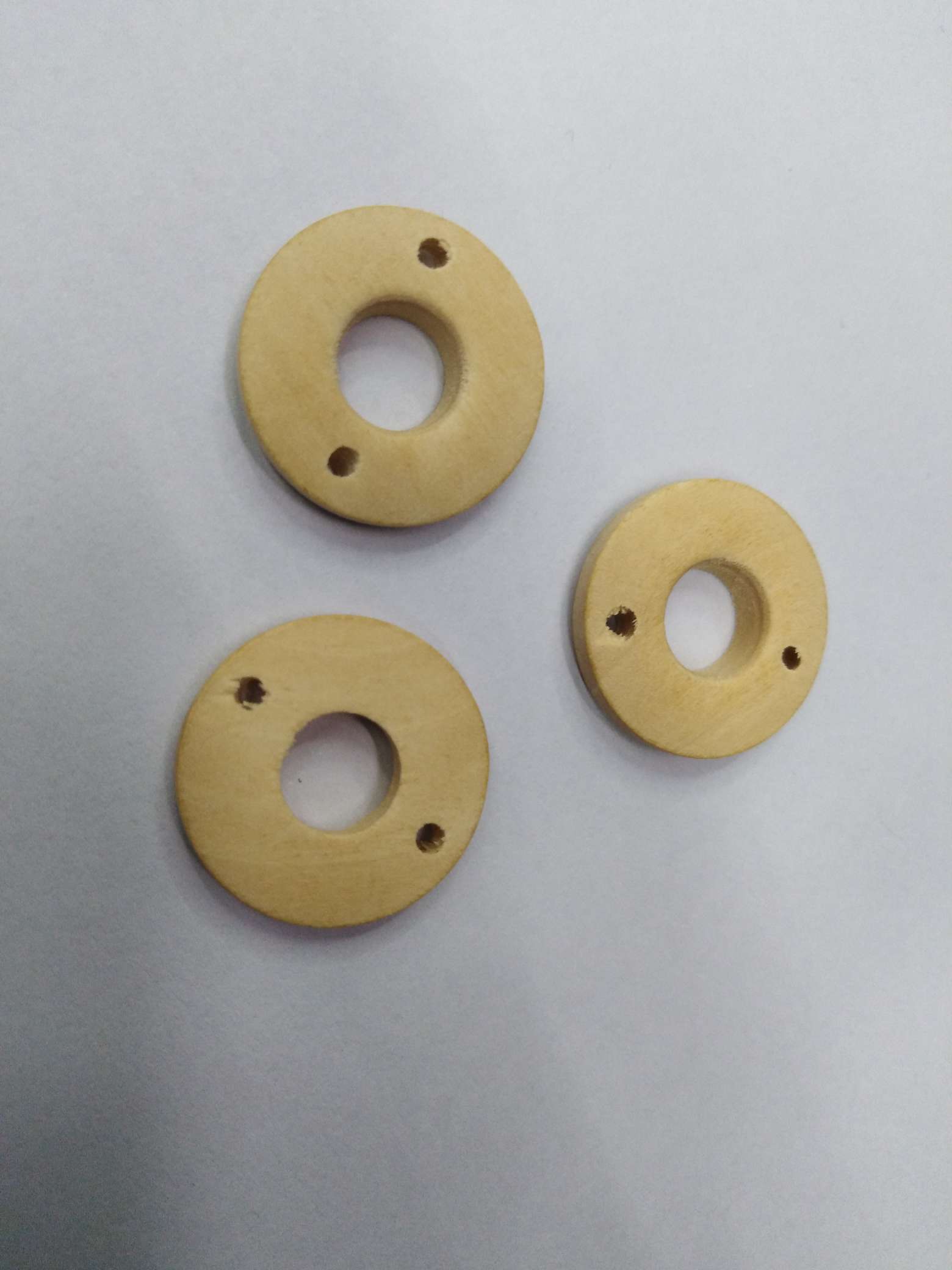 diy wooden 2-centimeter round piece earrings, necklaces, accessories and clothing accessories details Picture