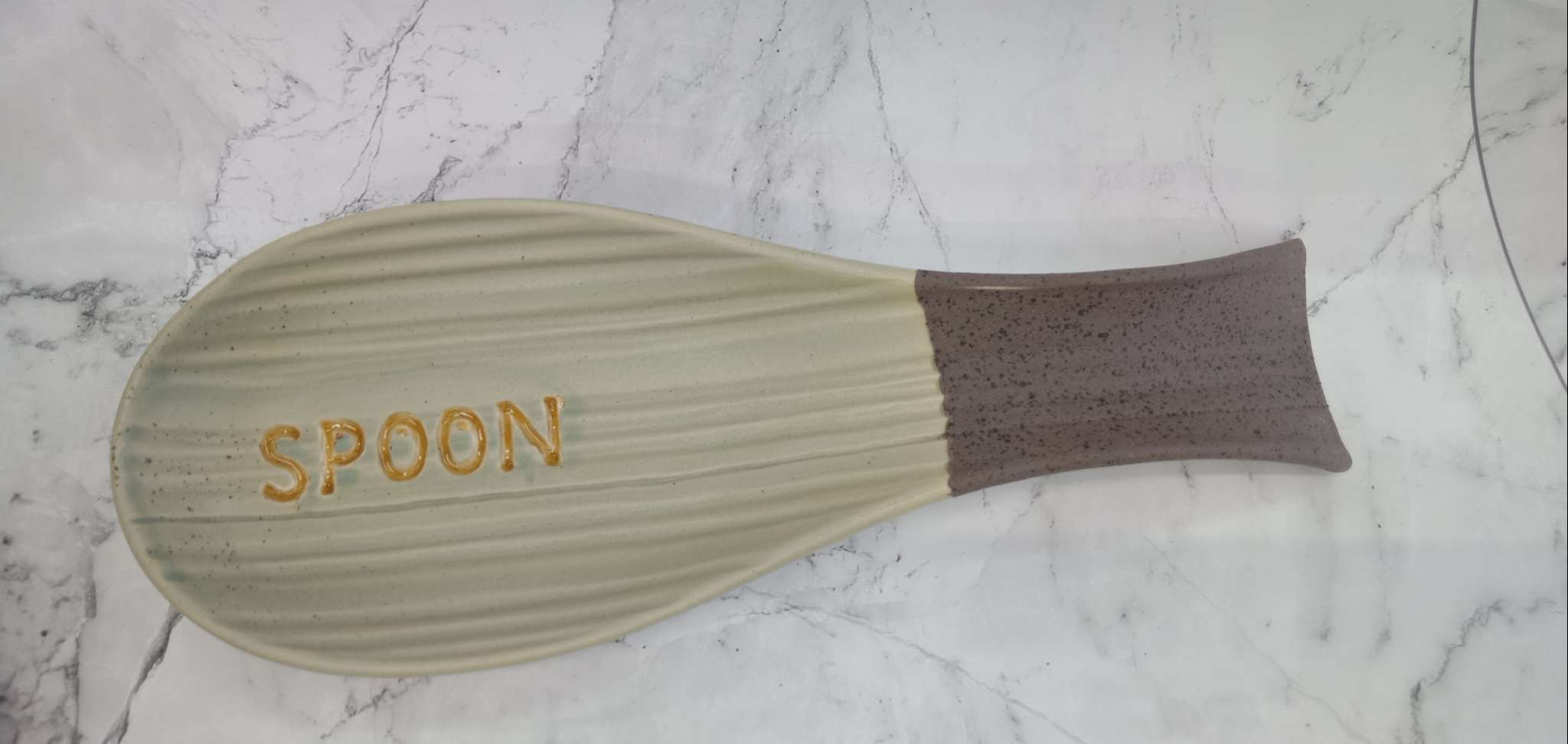 Spoon holder 抹茶绿刀叉陶瓷勺垫 厨房用厨具锅铲垫详情图1