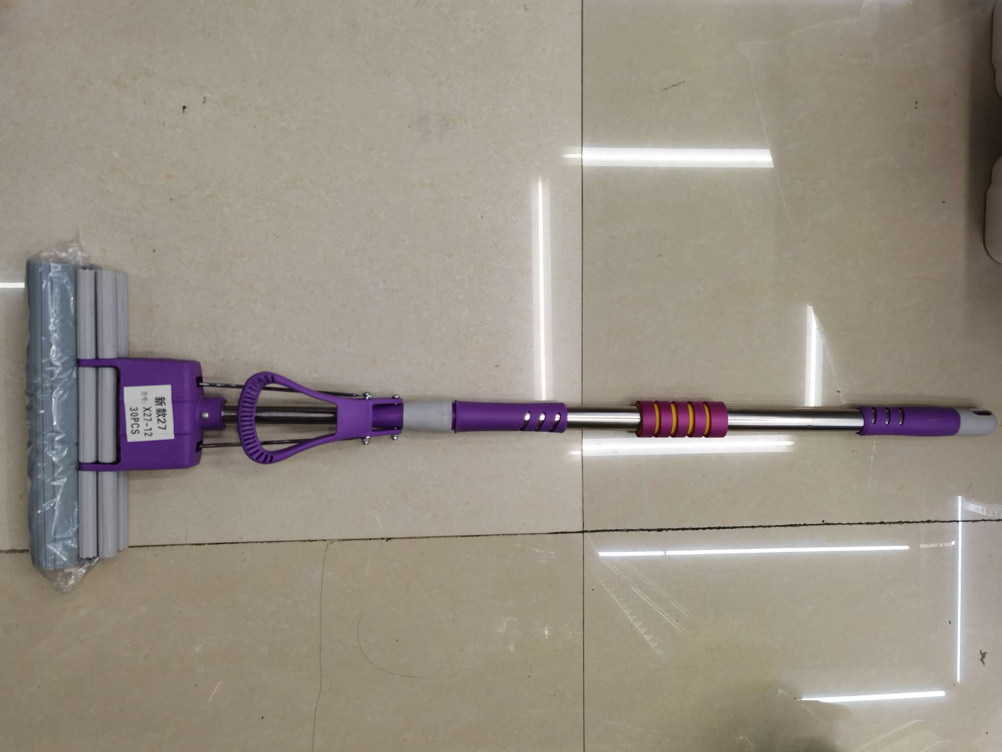 Mops Colloid cotton mops PVA mops double roll 27CM