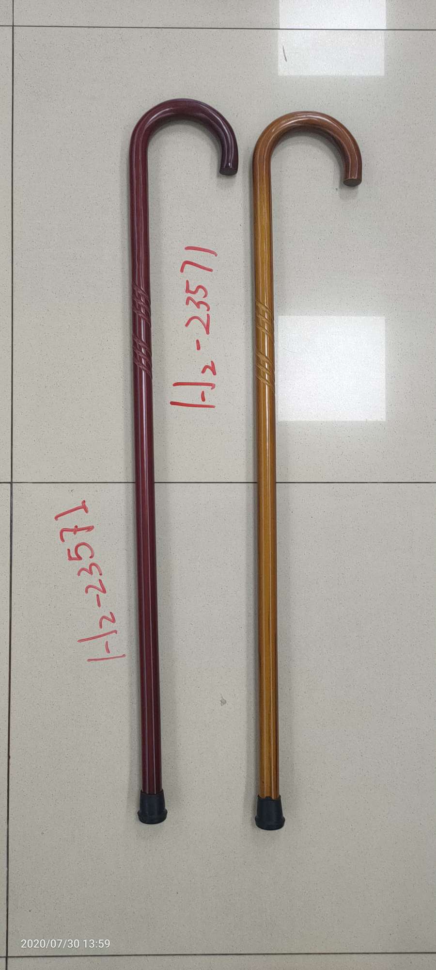 雨伞把螺纹弯勾拐杖