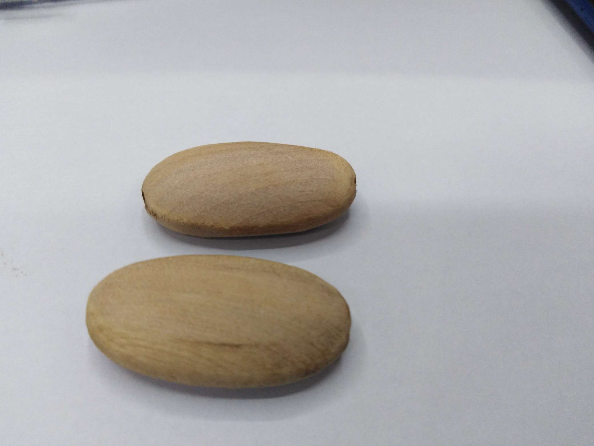 diy oval-shaped wooden 34*17*9mm bracelet, jewelry necklace, handbag, accessories, factory direct sales Specification image