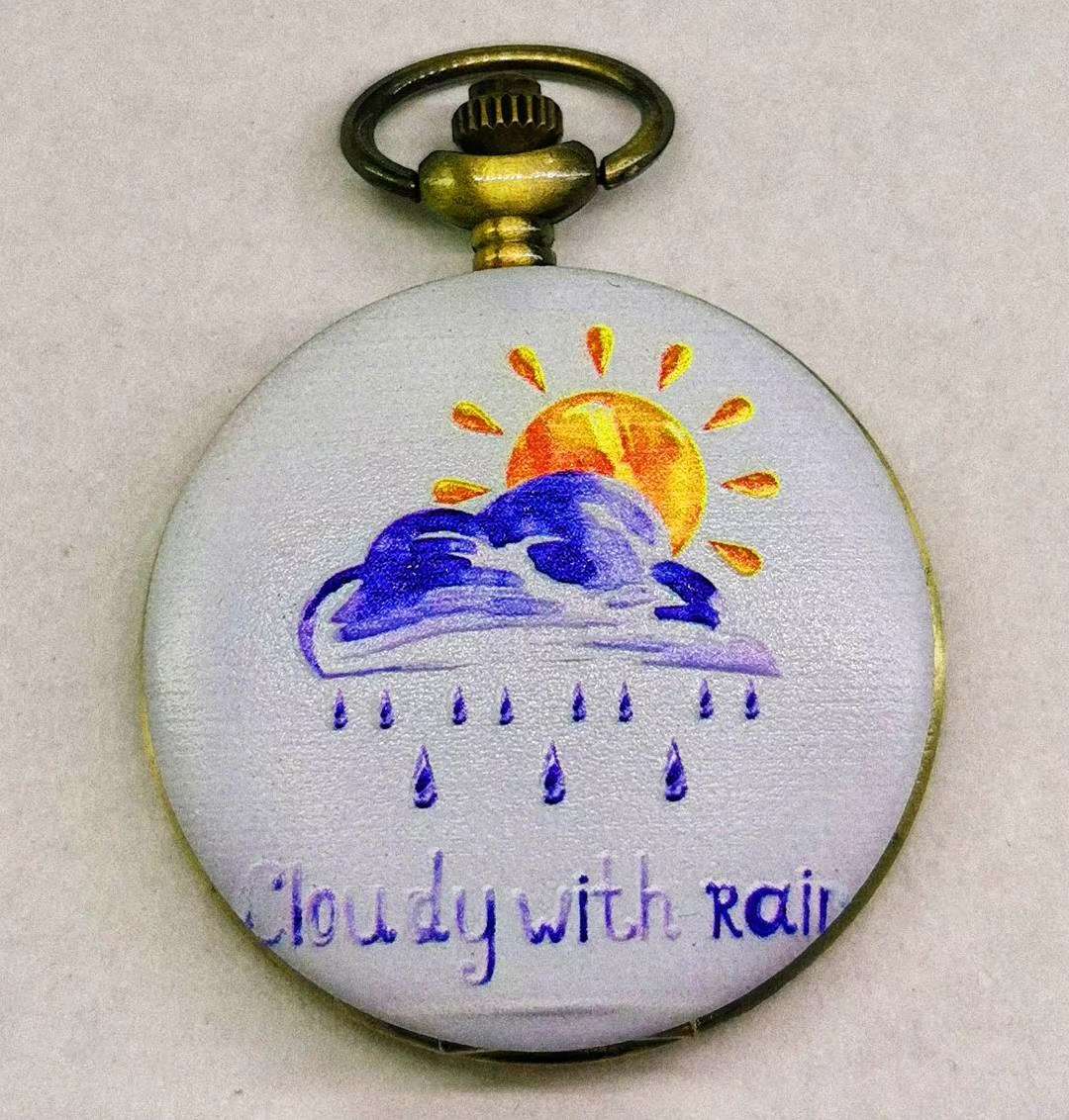 ساعة جيب ثلاثية الأبعاد details Picture