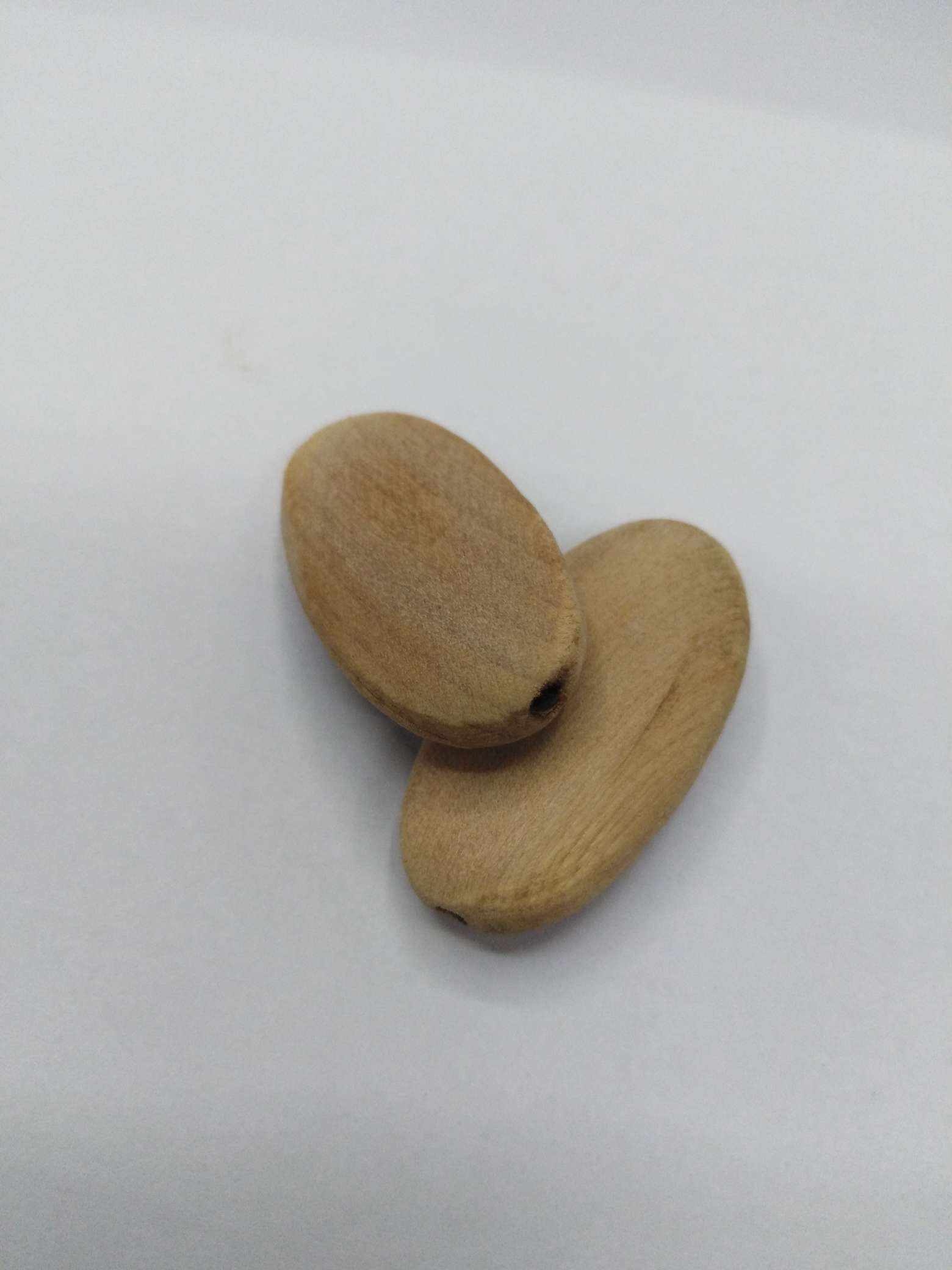 diy oval-shaped wooden 34*17*9mm bracelet, jewelry necklace, handbag, accessories, factory direct sales details Picture