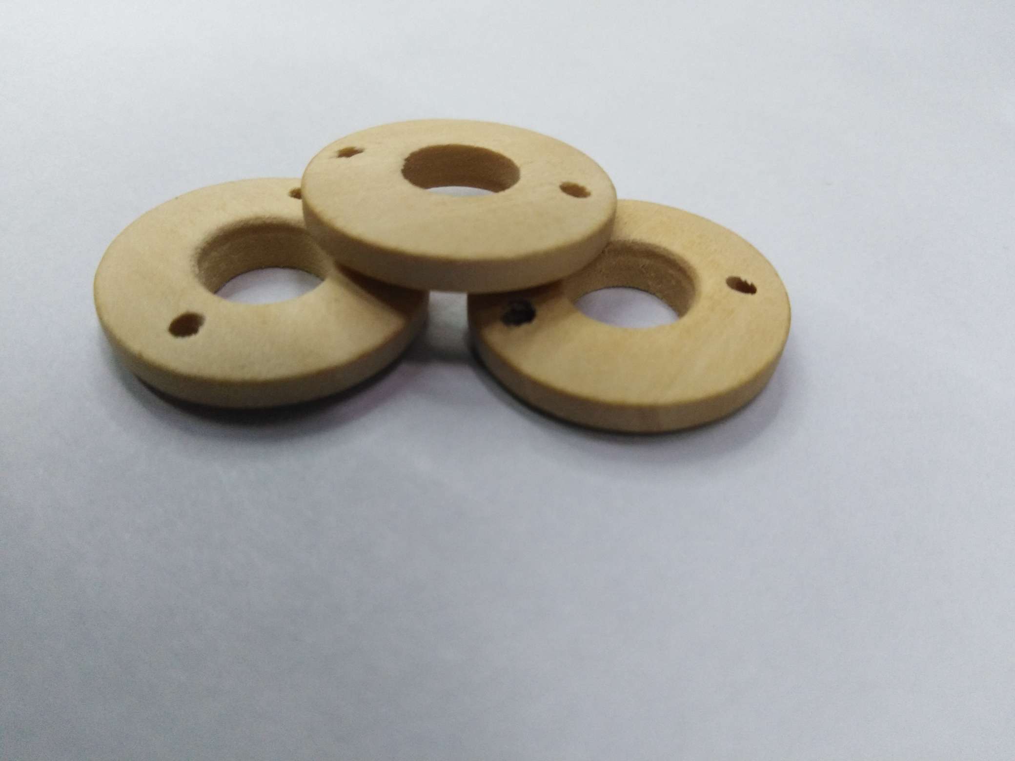 diy wooden 2-centimeter round piece earrings, necklaces, accessories and clothing accessories