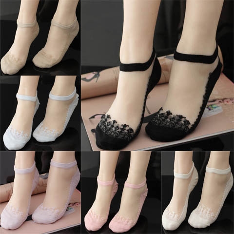 Internet-famous best-selling lace socks, boat socks, fashionable and trendy socks, lace socks, crystal glass stockings, five-finger socks, pantyhose, mid-calf socks, cotton socks, student socks, Japanese and Korean popular socks