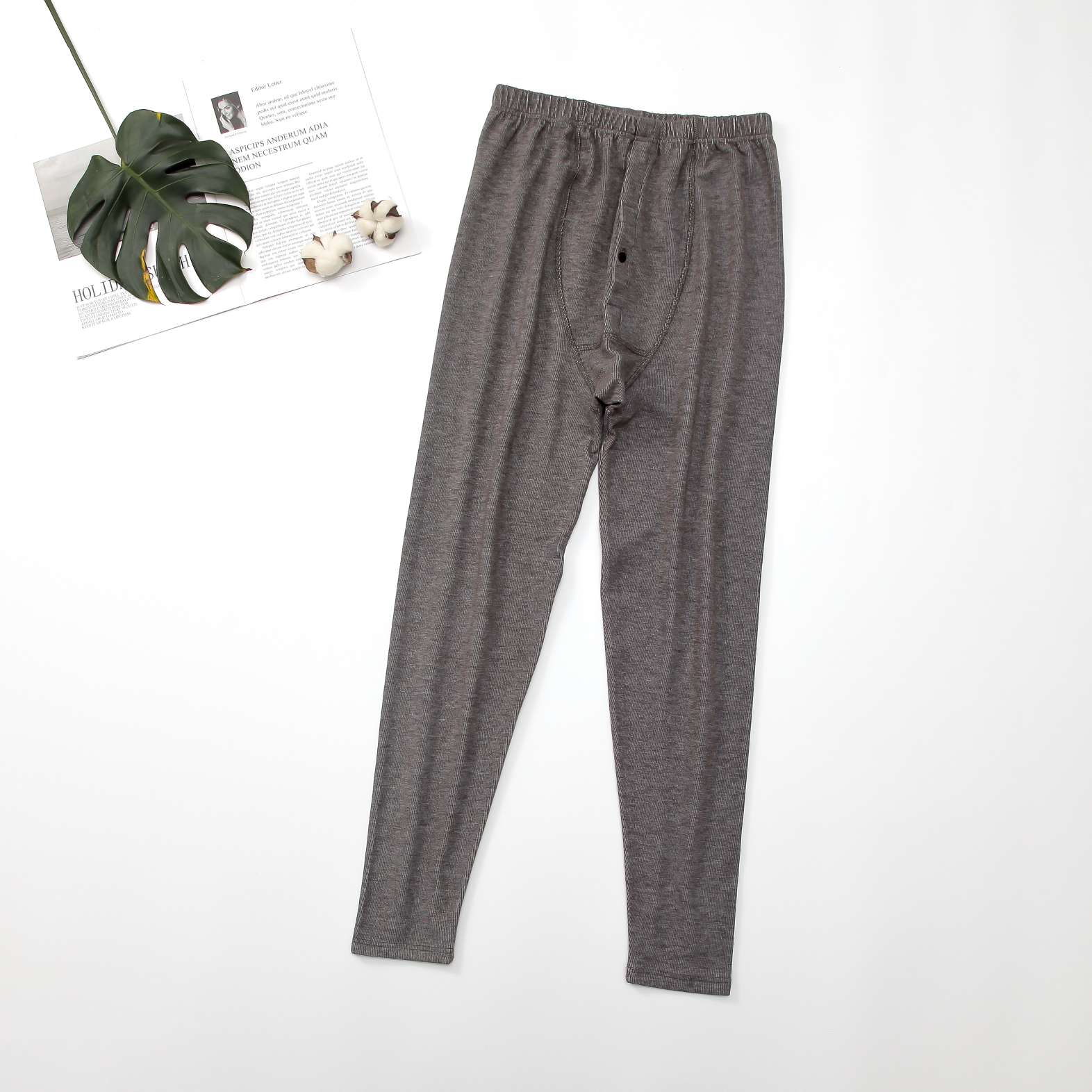 7113 Women's Leggings Skin-Friendly Breathable Comfortable Long Johns Wear Cotton Underwear