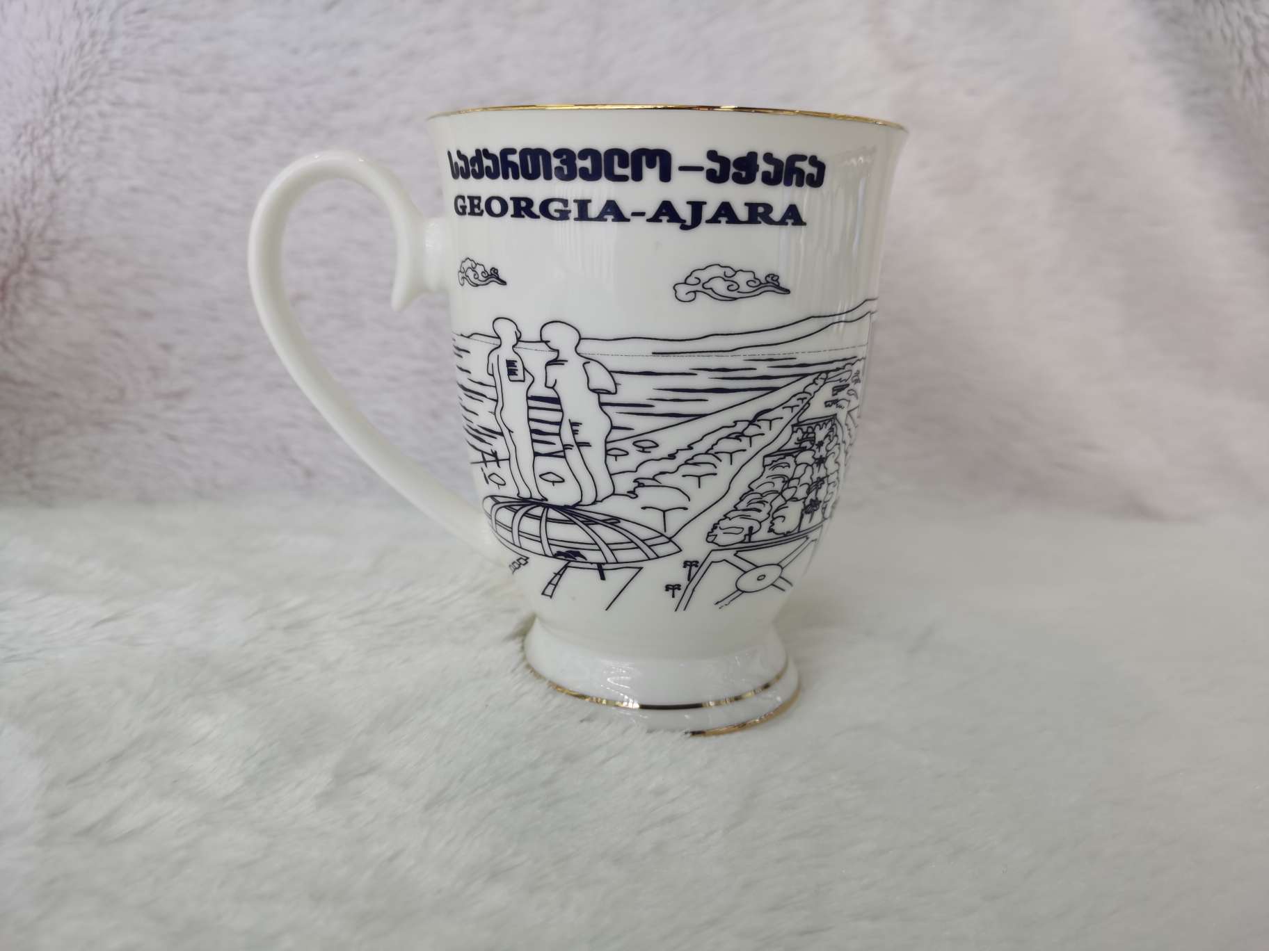 陶瓷工艺7946旅游纪念品陶瓷杯图案定制马克杯0191