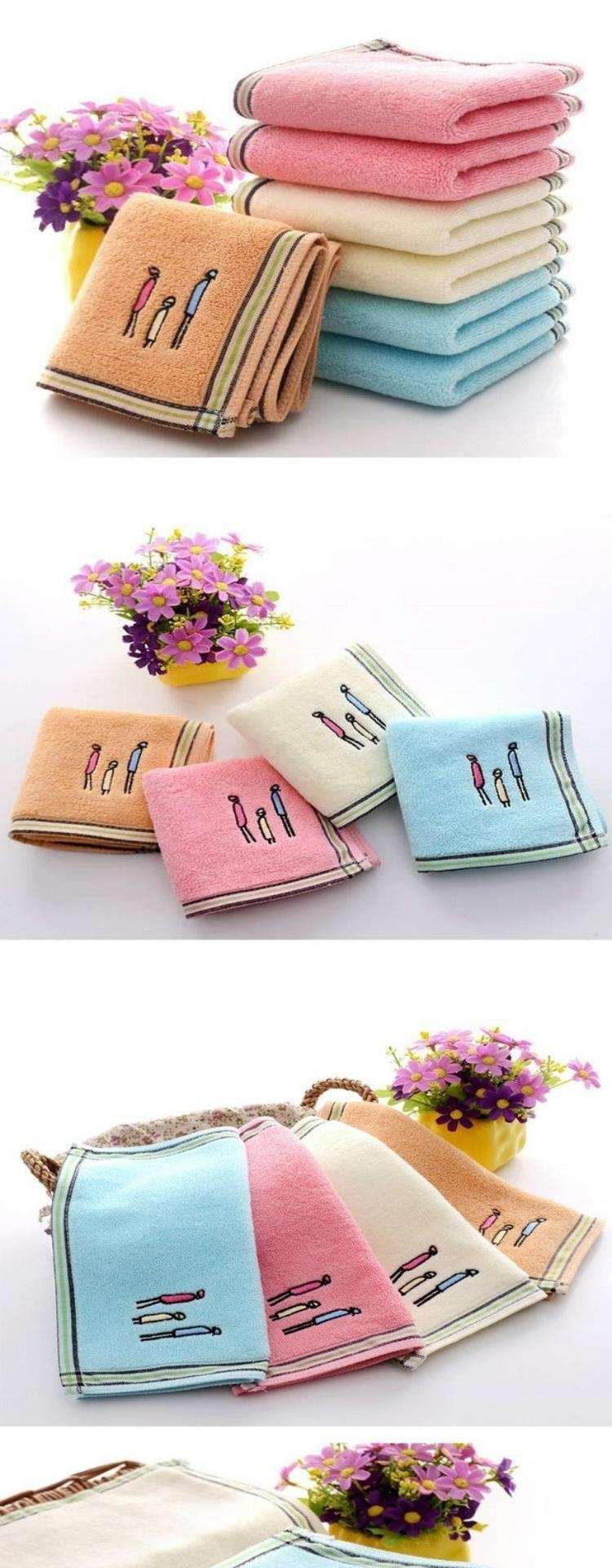 Adult and children's household absorbent, thickened, soft, non-fading and non-shedding, skin-friendly face towels for both men and women to wash their faces and take baths Specification image