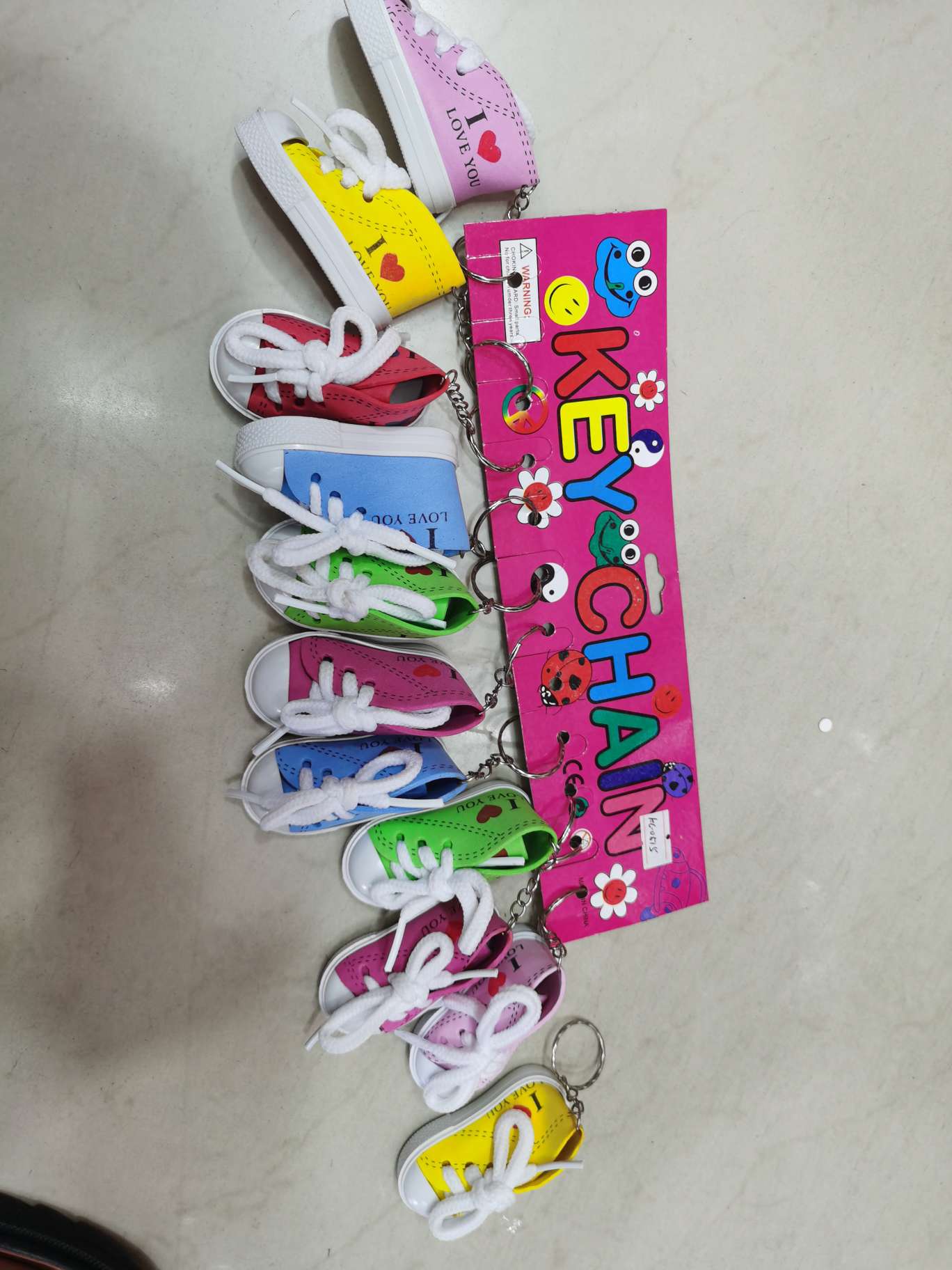 桃心鞋钥匙扣挂件配饰批发