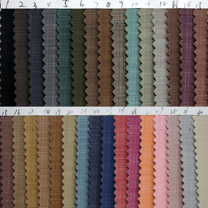 Printed sheepskin 2020 new eco-friendly, odorless, micro-elastic grid pattern grid leather for luggage and eyeglass cases Specification image