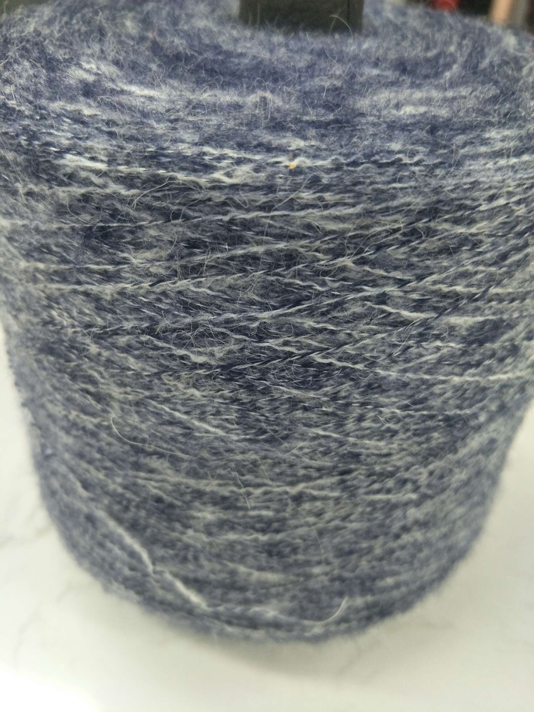 Elastic yarn blue
