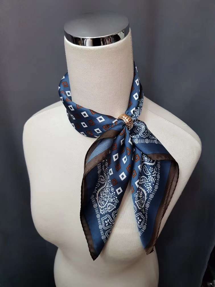 2020 New Silk 70 Square Scarf Fashion Everything With Silk Scarf Scarf Application Scenario