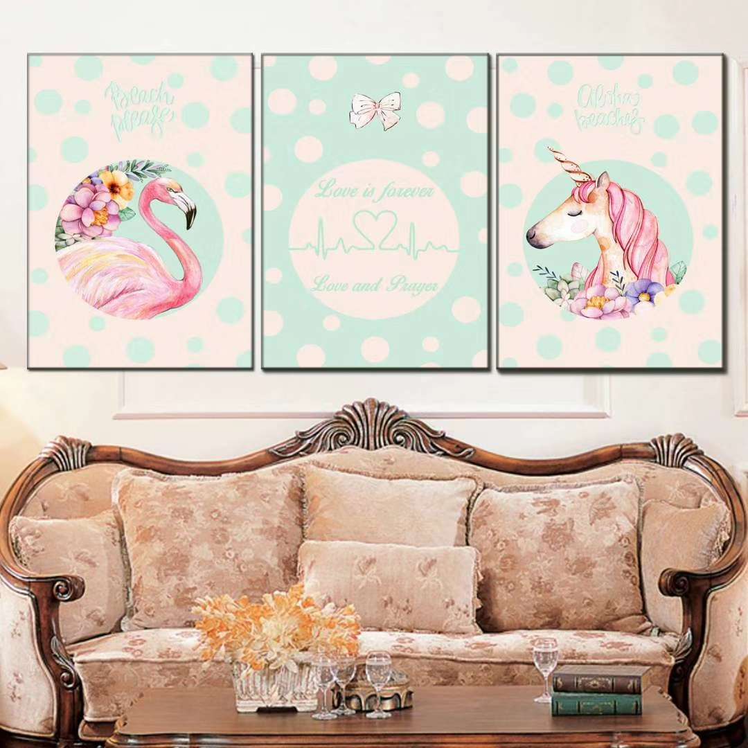 现代装饰画实物图