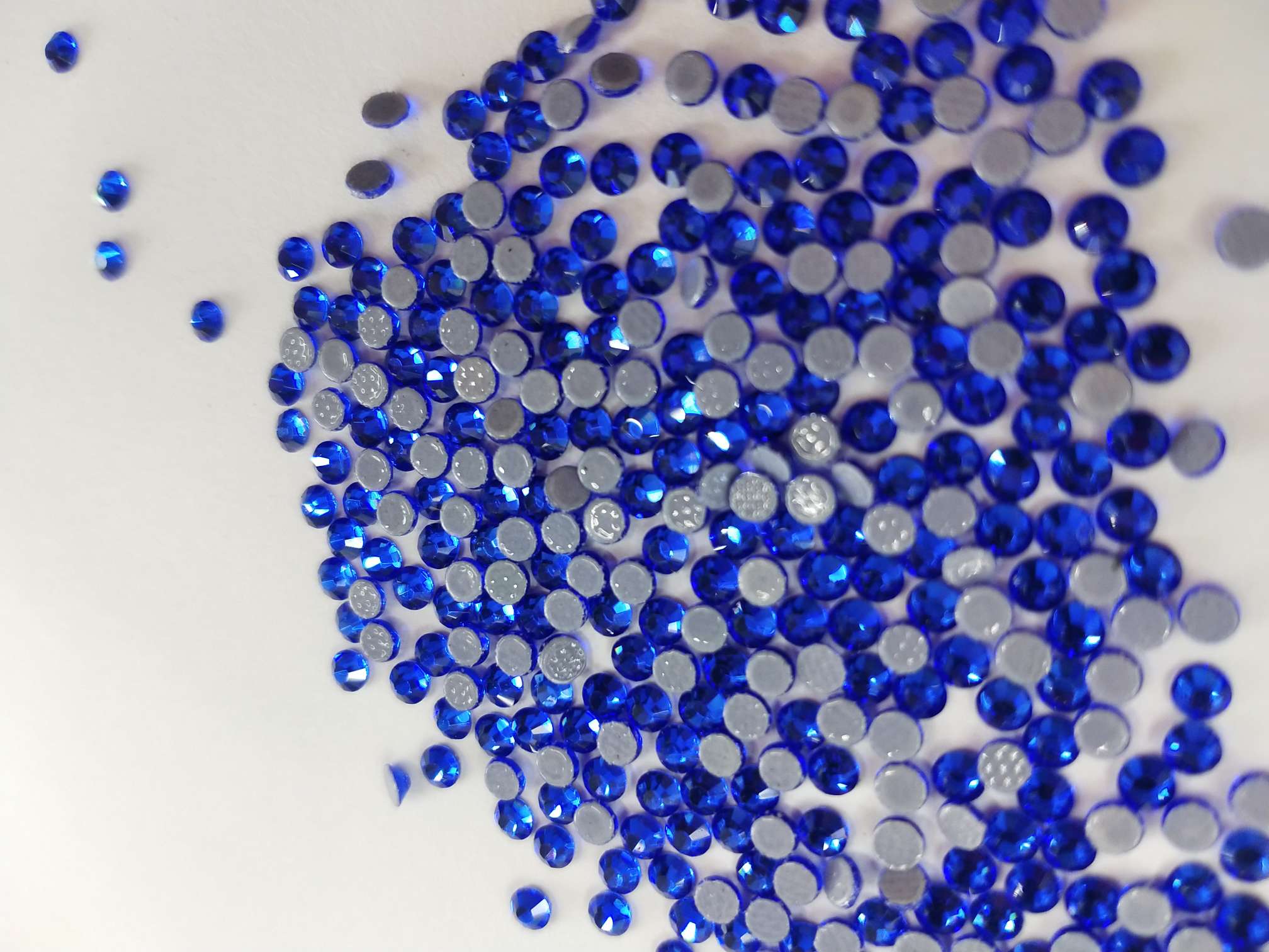Boutique Hot Diamond Ss10 Deep Blue Austenite Imitation Austenite Nail Diamond Glass Hot Diamond Diy Drill Specification drawing