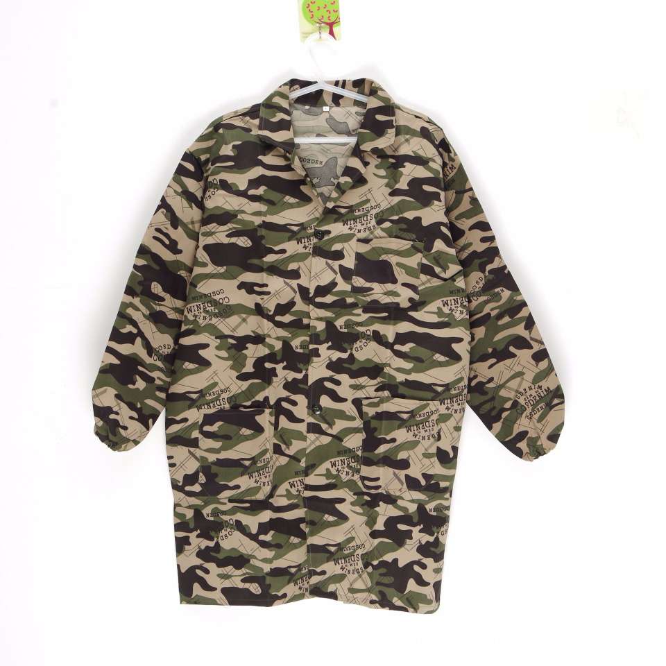 Work clothes, labor protection long-sleeved shirts, camouflage gowns, work uniforms, dust-proof suits, coveralls, handling and welding suits details Picture