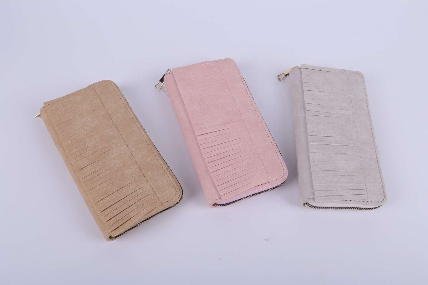 Stylish Pu Women's Purse Zipper Bag Mobile Phone Bag Card Bag Large Capacity Purse