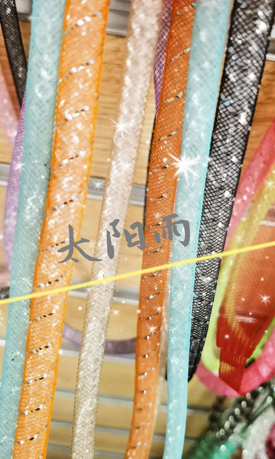 Elastic gauze mesh belt pipe management sunrain jewelry accessories details Picture