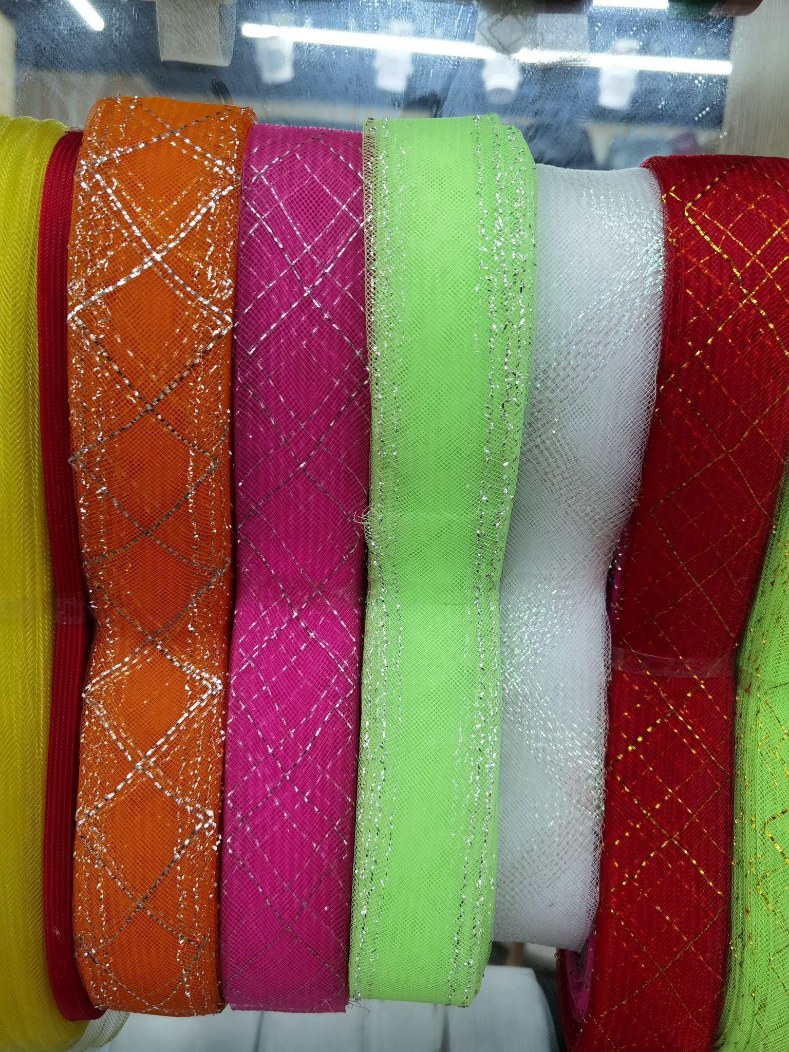 Craft decoration with elastic mesh box decorative flowers Application Scenario