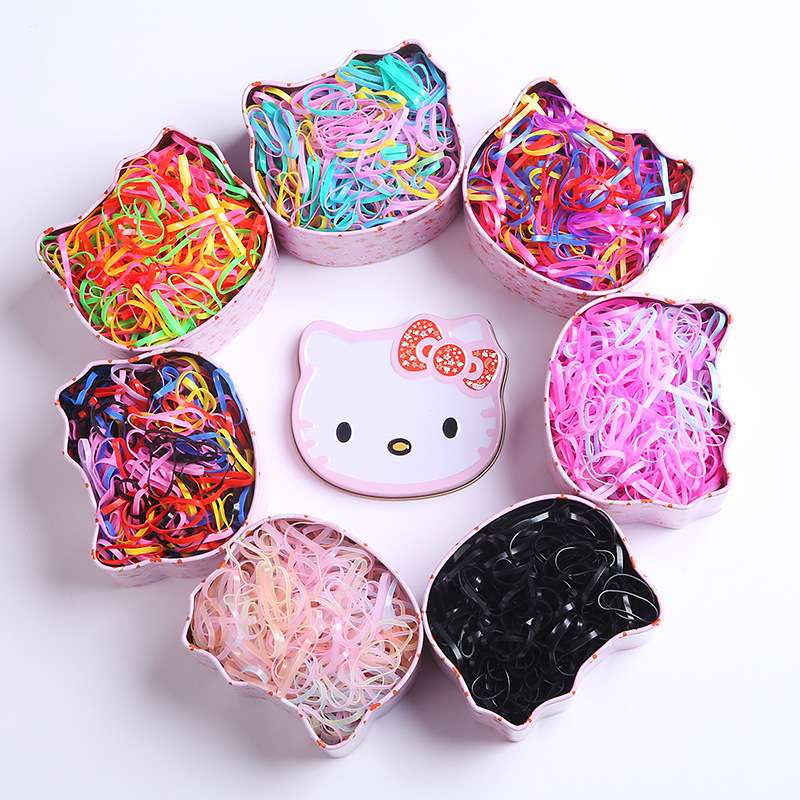 KT cat tin box disposable rubber band thumbnail