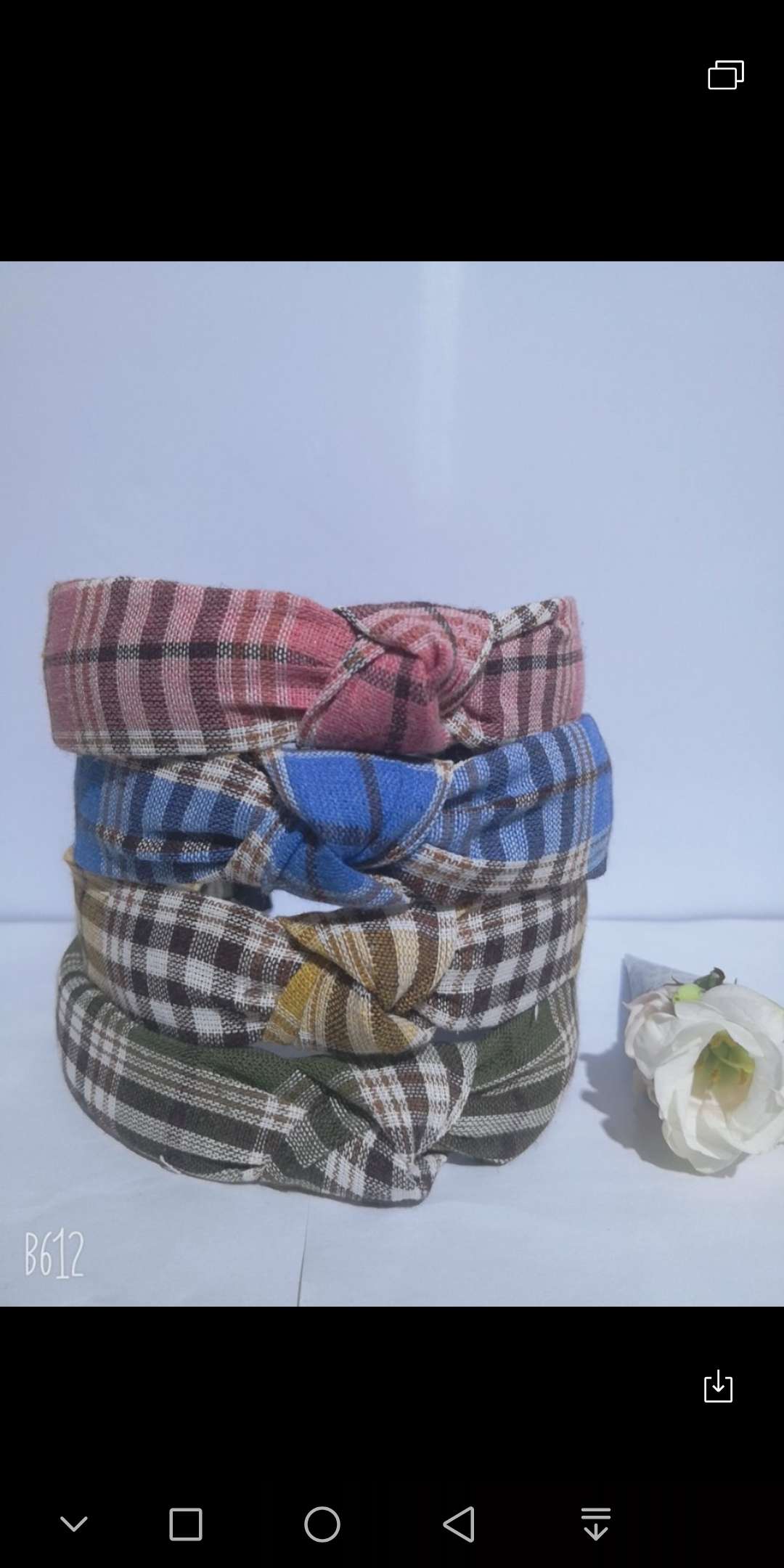 Ladies' Korean-style patchwork hair accessories, hair clips, pearl headwear, simple and versatile hair band accessories Specification image