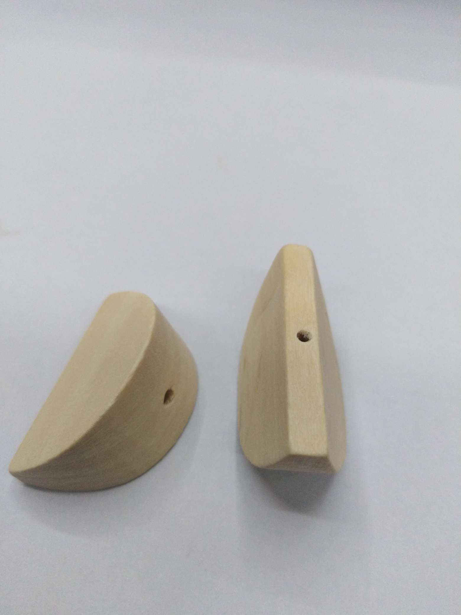 diy moon-shaped wooden jewelry accessories, earrings and necklaces, factory direct sales Specification image