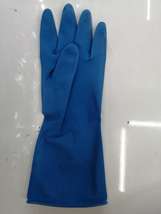 蓝色喷绒60g手套