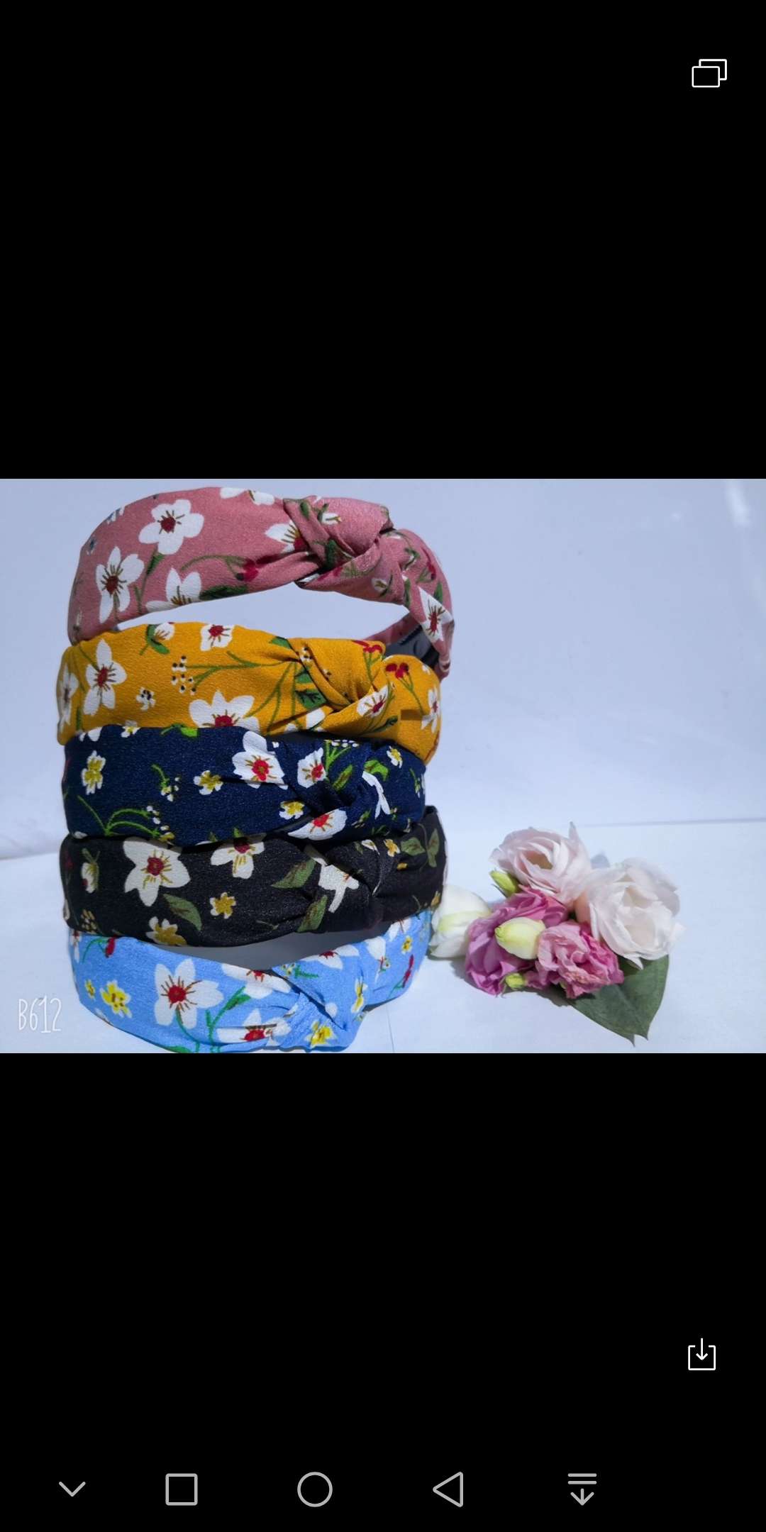 Ladies' Korean-style patchwork hair accessories, hair clips, pearl headwear, simple and versatile hair band accessories details Picture
