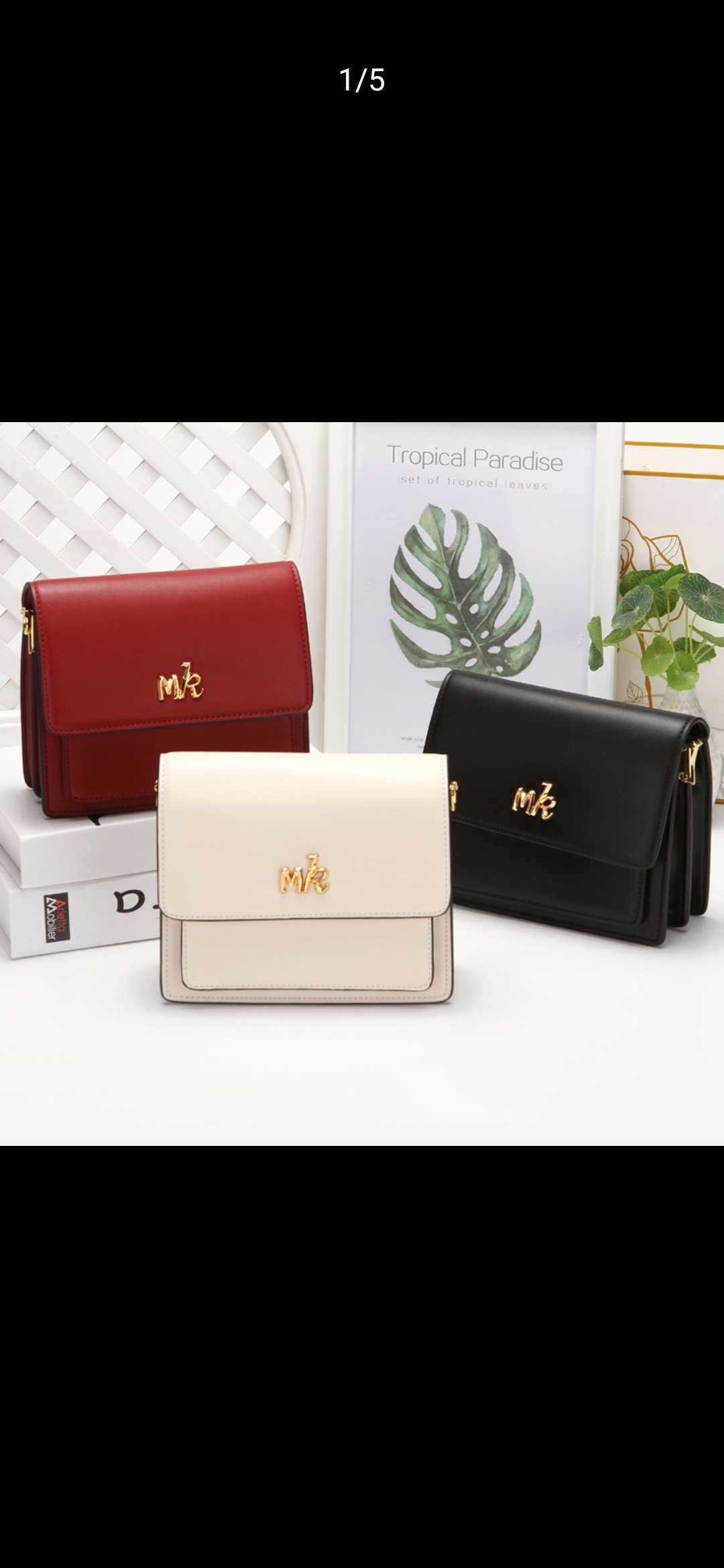 The national trend MK women's bag is a versatile and fashionable single-panel crossbody bag details Picture