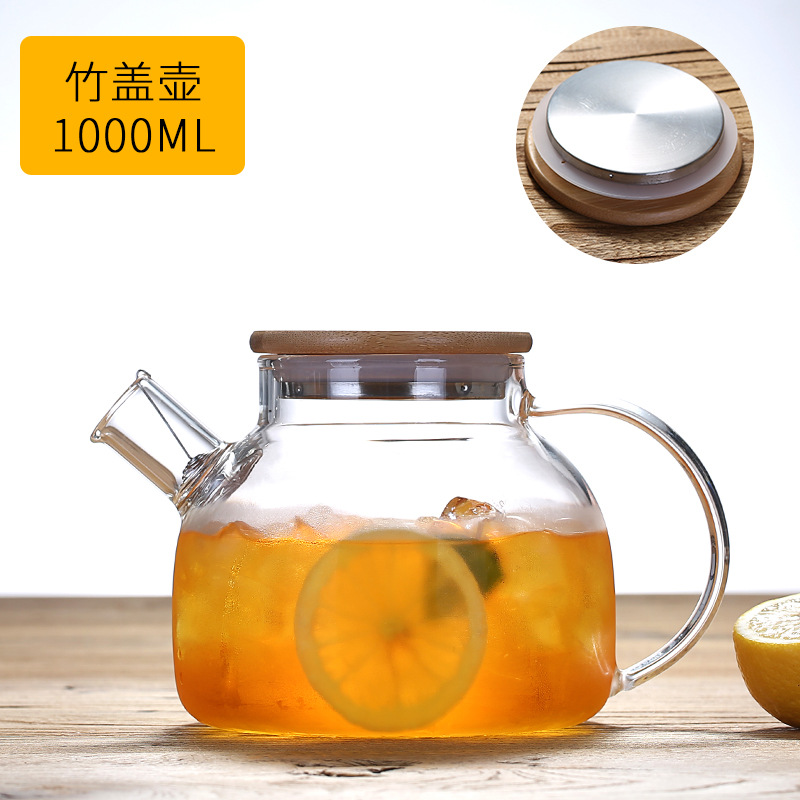 Cool Water Bottle With Wooden Lid details Picture