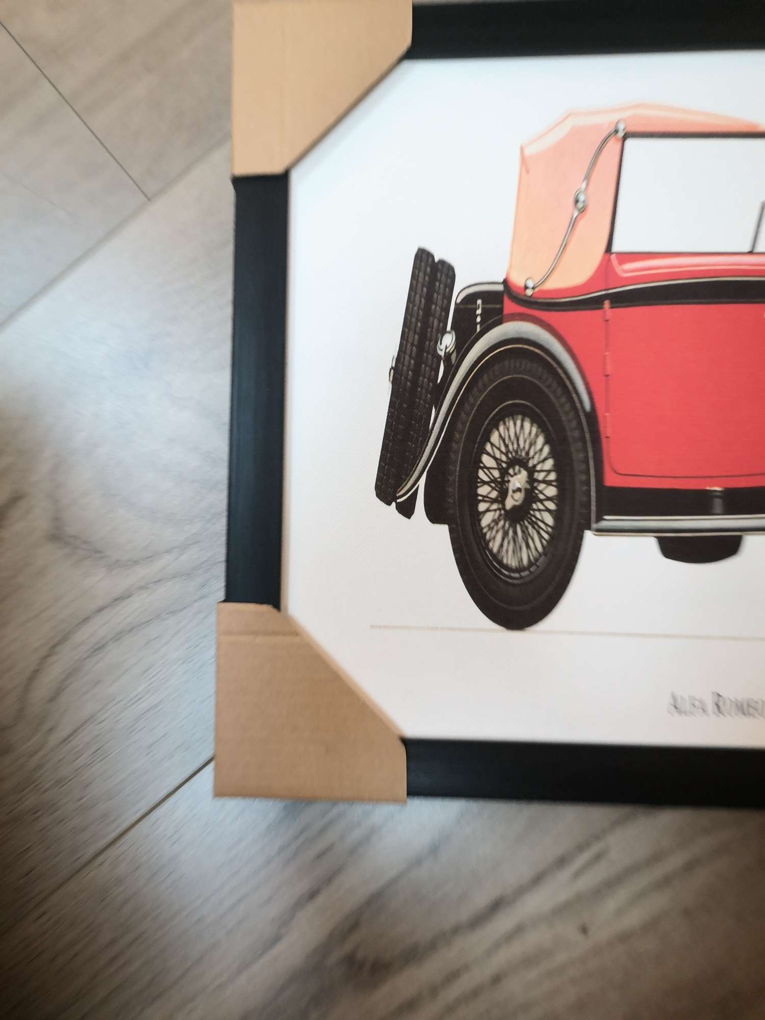 Automobile decorative painting details Picture