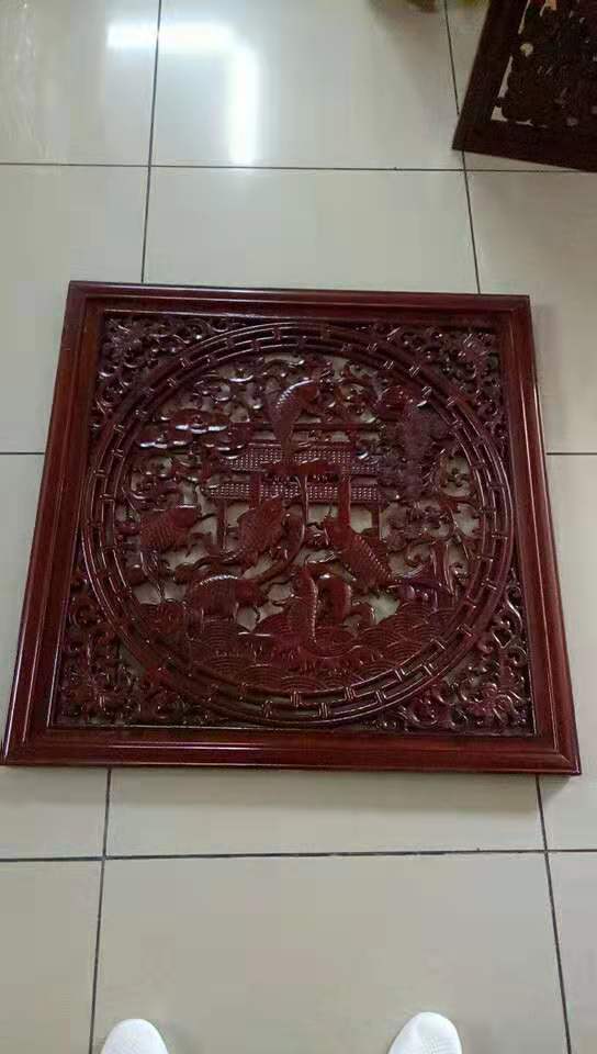 香樟木 客厅背景 80*80                 