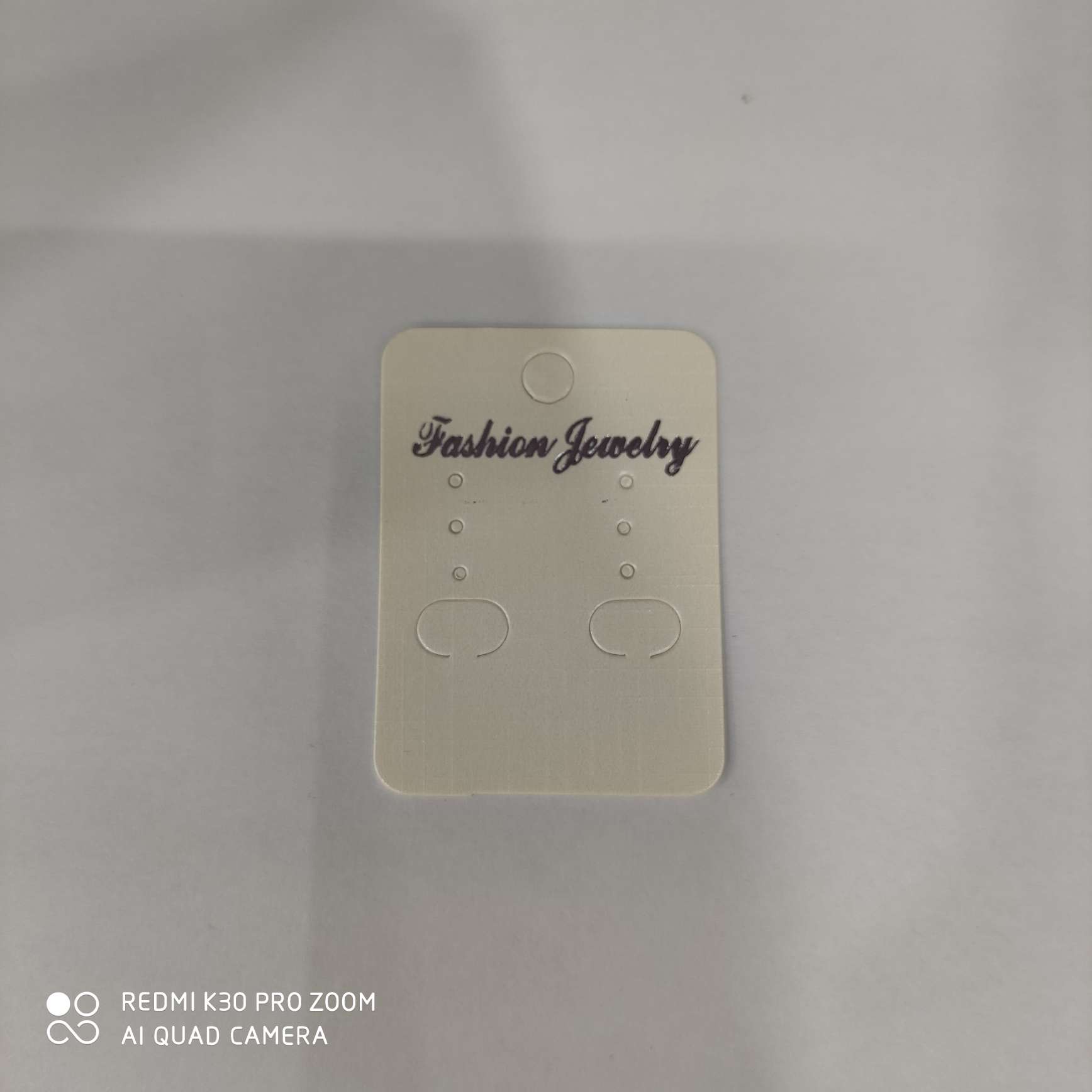 珠光白 耳环耳饰卡纸 耳环包装卡片