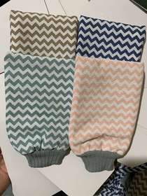 Water ripple bath gloves
