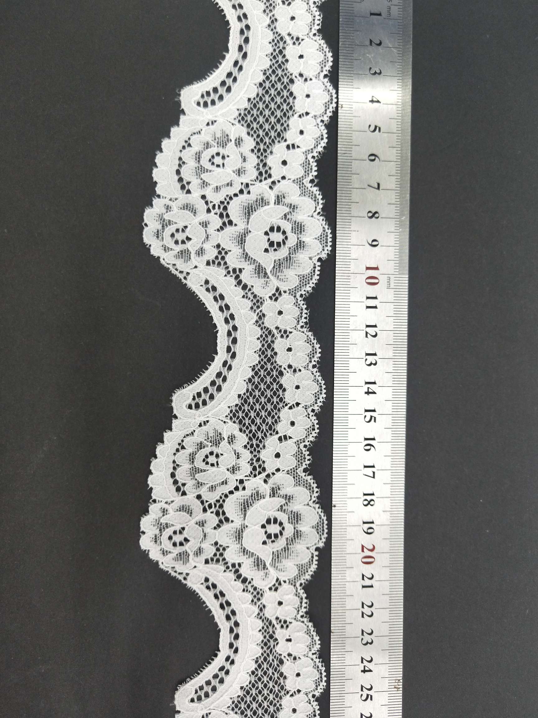 WB6010, new lace stretch trim, underwear and clothing accessories, Fujian Longteng trim Specification image