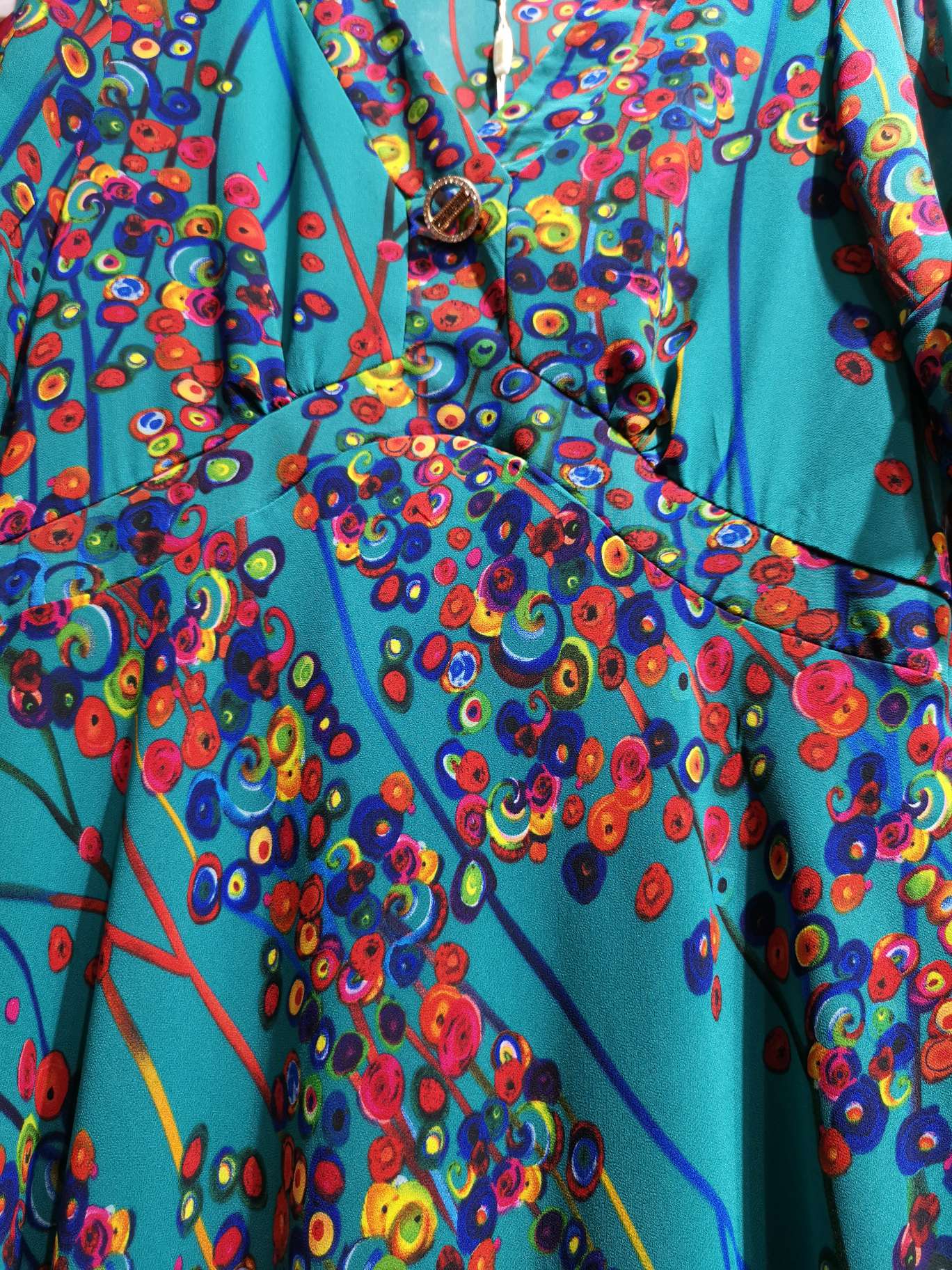 Fashionable double V-neck strapless long dress Specification image