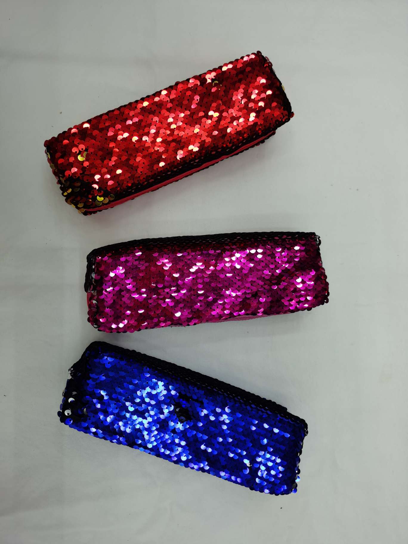 Stationery collection Korean style pen bag Oxford pen bag PVC pen bag web celebrity pen bag hot style pen bag printed with the guest LOgO pen bag large capacity pen bag student pen bag cylinder pen bag glitter pen bag creative pen bag thumbnail