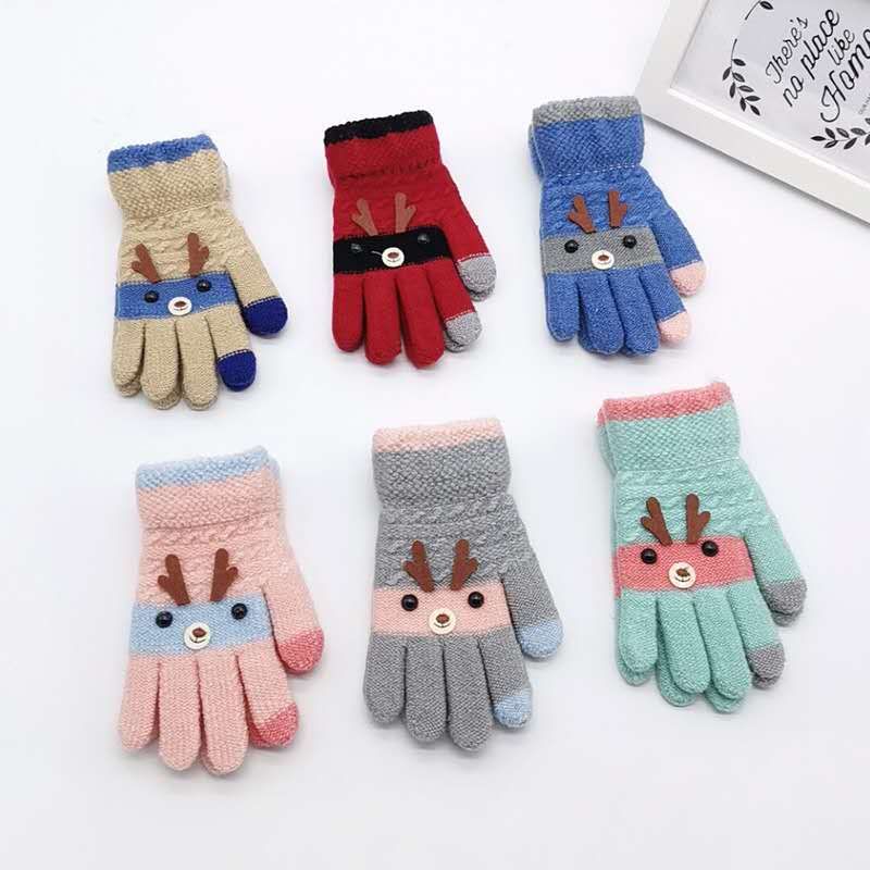 Children's full-finger gloves