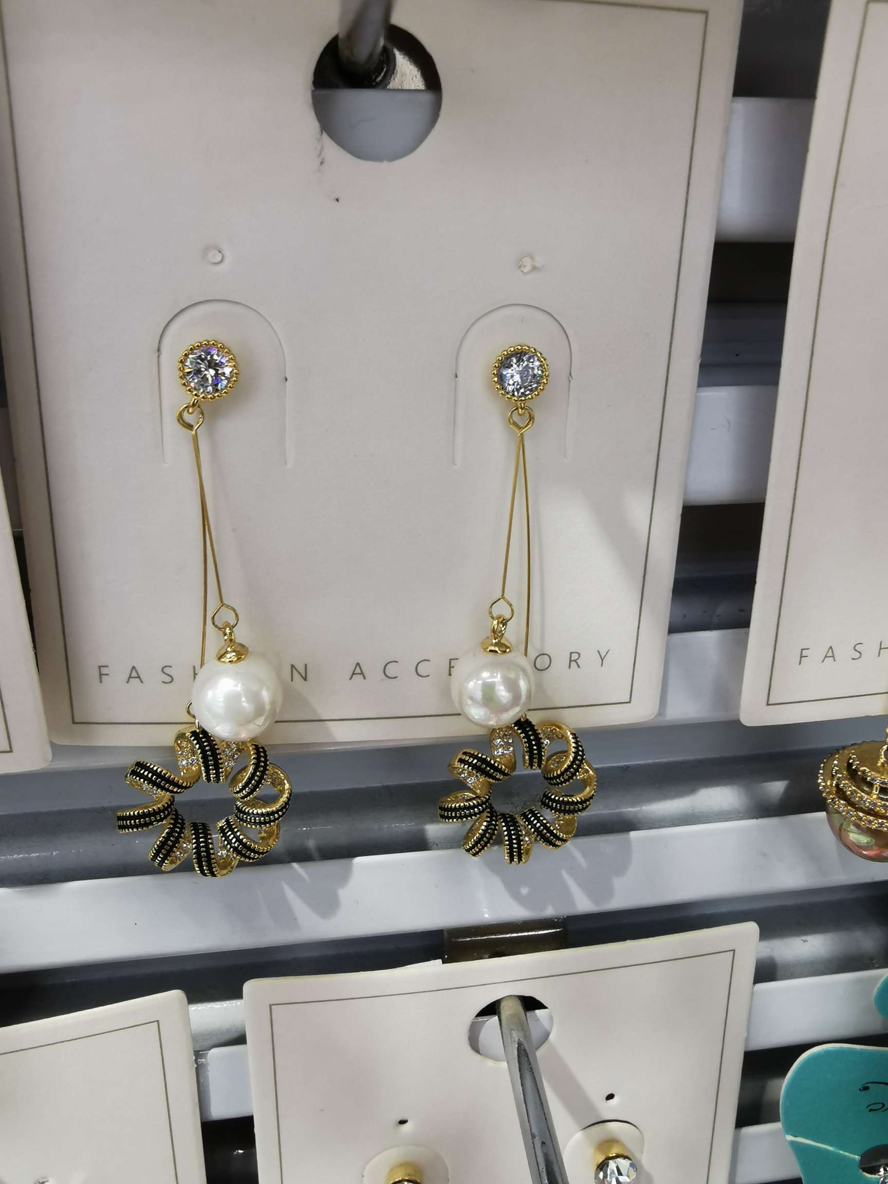 Floral earrings