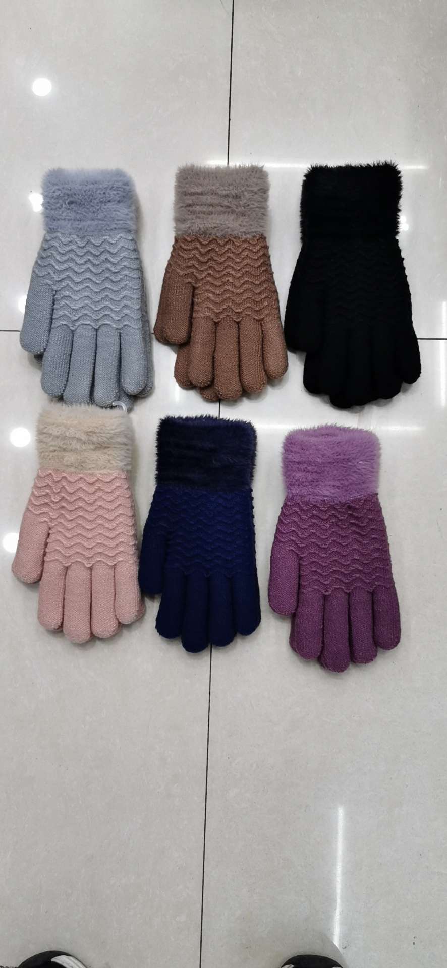 Double-layer gloves for adults